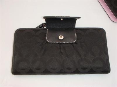 discounted coach wallets - 41986 black